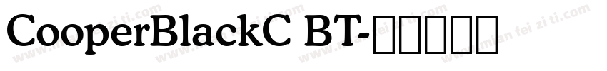 CooperBlackC BT字体转换